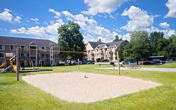 Fun sand volleyball